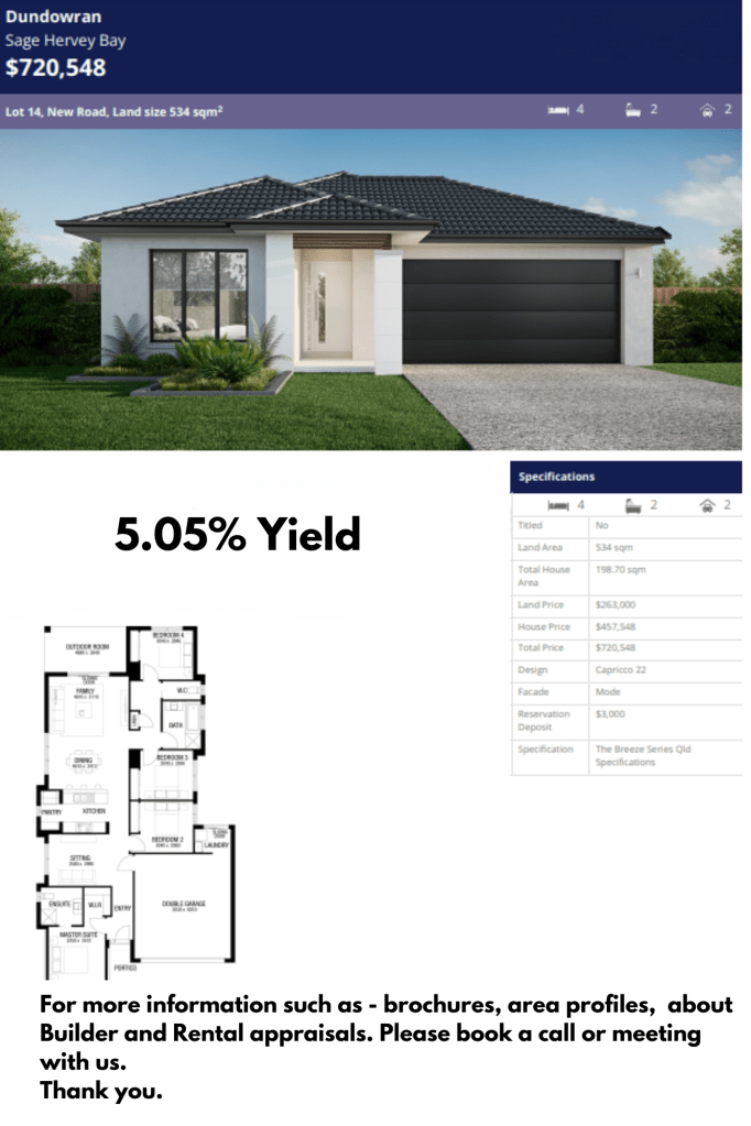 Hervey Bay House and Land Package 5.05% Yield